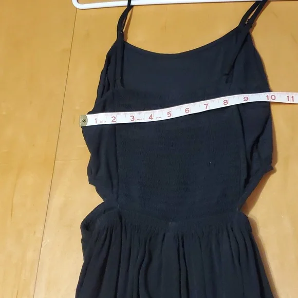 Express Women's  XS Pantsuit, all black waist peekaboo cutouts◾️great condition - Picture 4 of 9